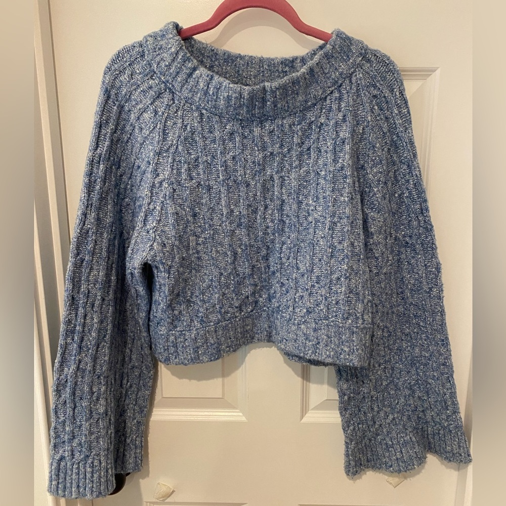 Free People Cropped Sweater